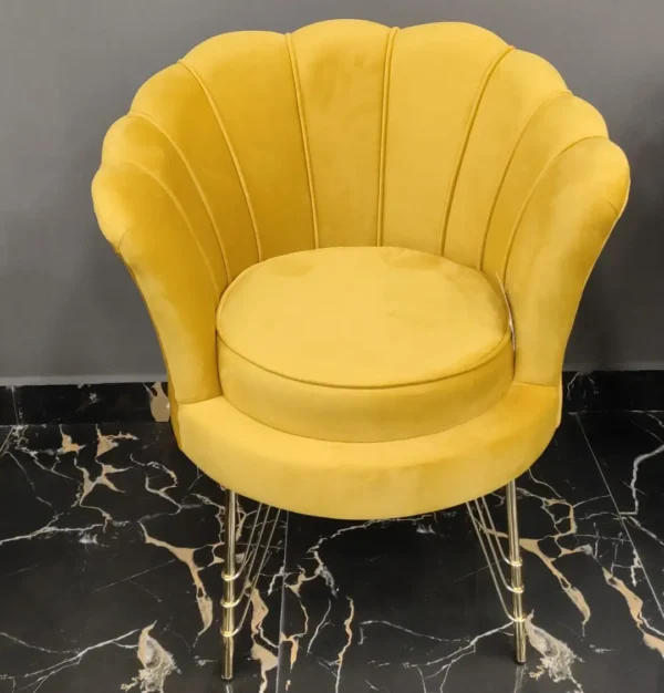 Poltrona forma conchiglia